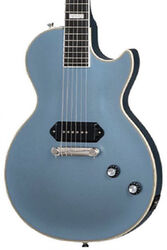 Single-cut-e-gitarre Epiphone Jared James Nichols Blues Power Les Paul Custom - Aged pelham blue