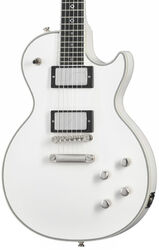 Single-cut-e-gitarre Epiphone Jerry Cantrell Les Paul Custom Prophecy - Bone white