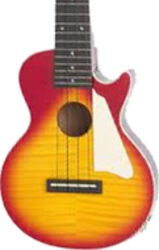 Ukulele Epiphone Les Paul Acoustic/Electric Ukulele Outfit - Heritage cherry sunburst