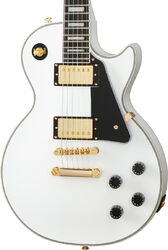 Single-cut-e-gitarre Epiphone Les Paul Custom - Alpine white