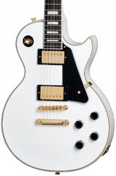 Single-cut-e-gitarre Epiphone Inspired By Gibson Les Paul Custom - Alpine White