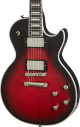 Single-cut-e-gitarre Epiphone Modern Prophecy Les Paul - Red tiger aged 