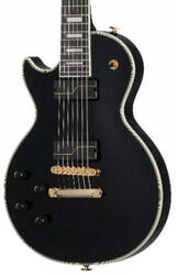 E-gitarre für linkshänder Epiphone Matt Heafy Les Paul Custom Origins 7-String LH - Ebony