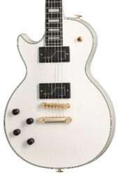 E-gitarre für linkshänder Epiphone Matt Heafy Les Paul Custom Origins LH - Bone white