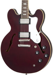 Semi-hollow e-gitarre Epiphone Noel Gallagher Riviera - Dark wine red