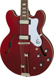 Semi-hollow e-gitarre Epiphone Riviera - Sparkling burgundy top