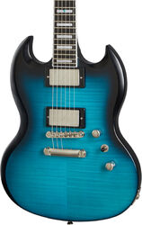 Double cut e-gitarre Epiphone Modern Prophecy SG - Blue tiger aged 