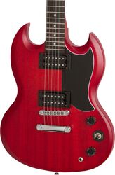 Double cut e-gitarre Epiphone SG-Special VE - Vintage worn cherry