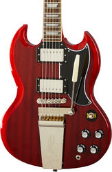 Double cut e-gitarre Epiphone SG Standard '61 Maestro Vibrola - Vintage cherry