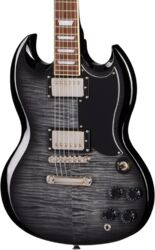 Double cut e-gitarre Epiphone IBG SG Tribute - Ebony burst
