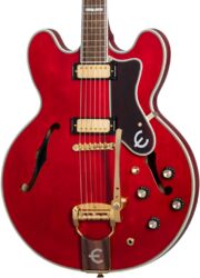 Semi-hollow e-gitarre Epiphone Sheraton 150th Anniversary - Cherry