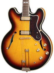 Semi-hollow e-gitarre Epiphone Archtop Sheraton - Vintage sunburst