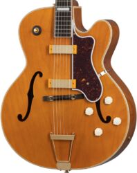 Semi-hollow e-gitarre Epiphone Zephyr Deluxe Regent 150th Anniversary - Aged antique natural 