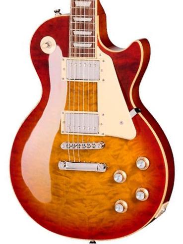 Single-cut-e-gitarre Epiphone Original Les Paul Standard 60s Quilt Top Ltd - Washed Cherry Sunburst