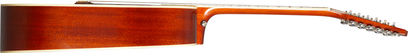 Epiphone Hummingbird 12-string Inspired By Gibson Dreadnought 12c Epicea Acajou Lau - Aged Cherry Sunburst - Elektroakustische Gitarre - Variation 2
