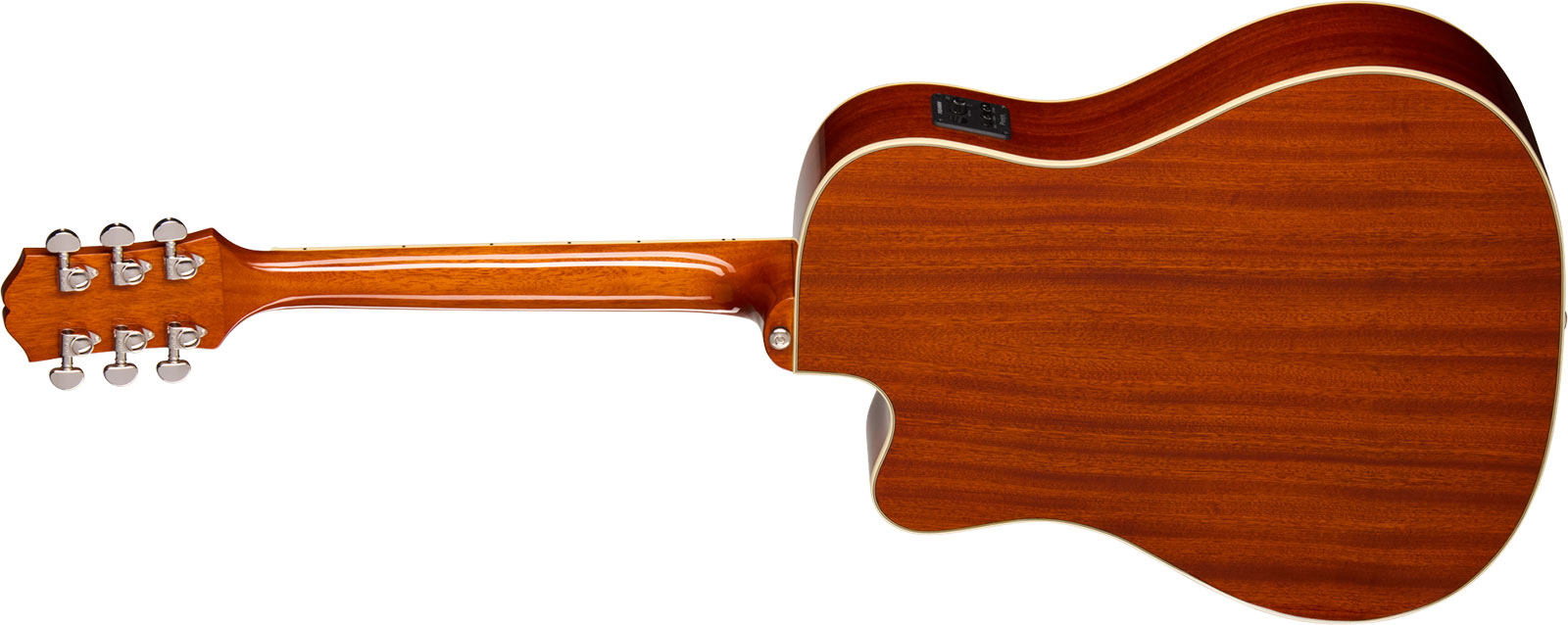 Epiphone Hummingbird Studio Ec Lh Gaucher Ibg Dreadnought Cw Epicea Acajou Rw - Heritage Cherry Sunburst - Folk-Gitarre - Variation 1