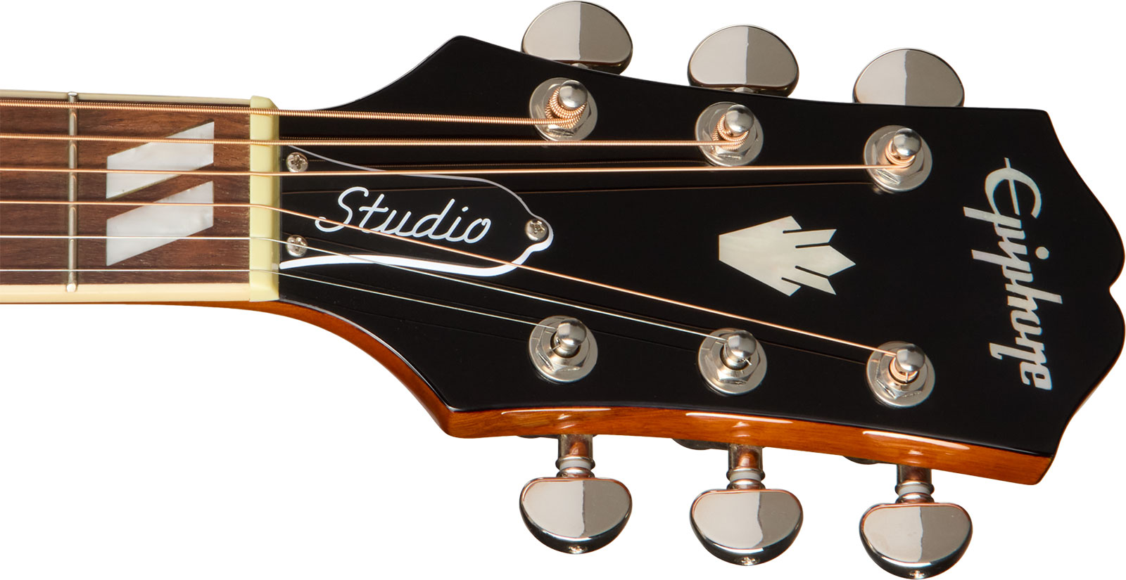 Epiphone Hummingbird Studio Ibg Dreadnought Epicea Acajou Rw - Heritage Cherry Sunburst - Folk-Gitarre - Variation 4