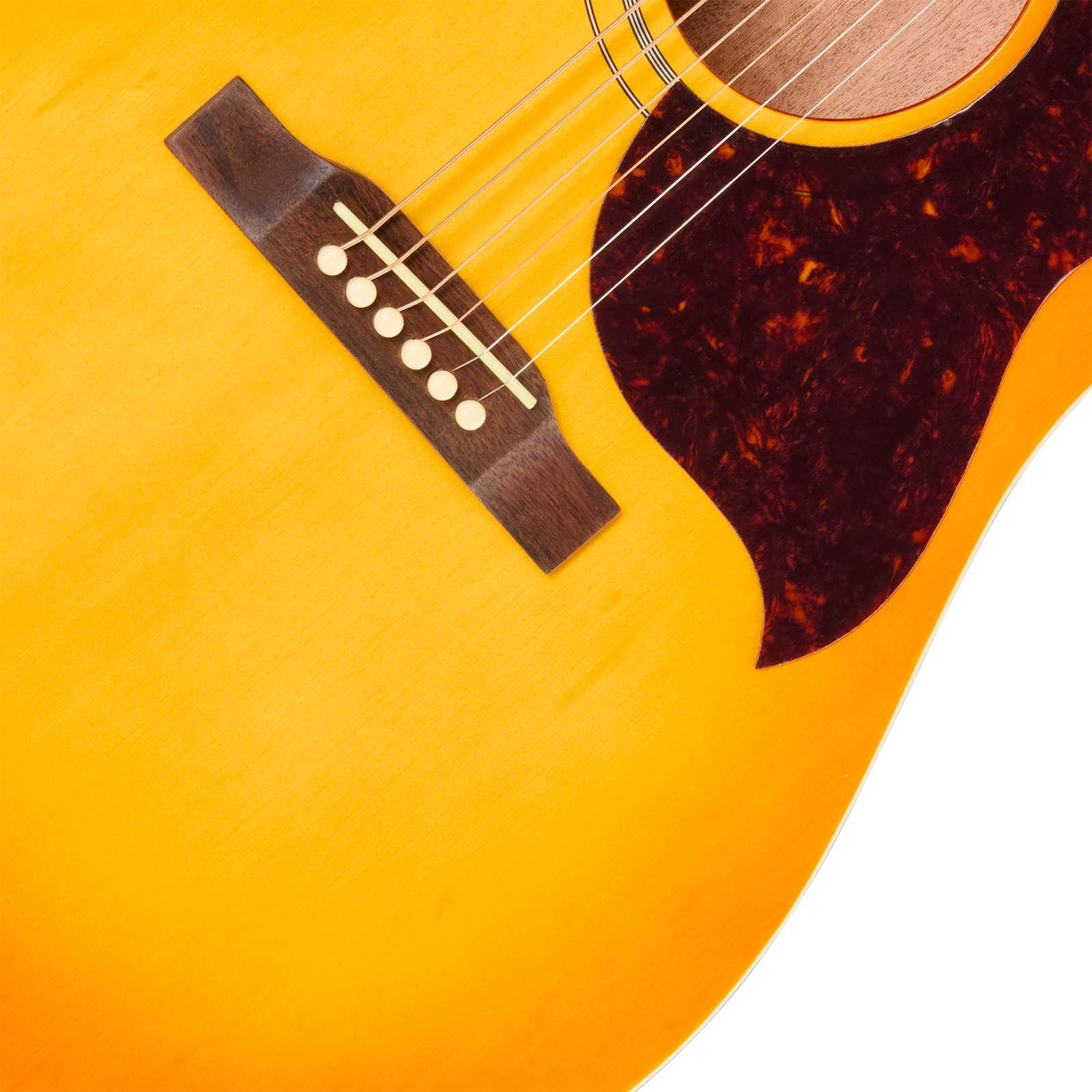 Epiphone Hummingbird Tribute Dreadnought Shsc Epicea Acajou Lau - Heritage Sunburst - Folk-Gitarre - Variation 3