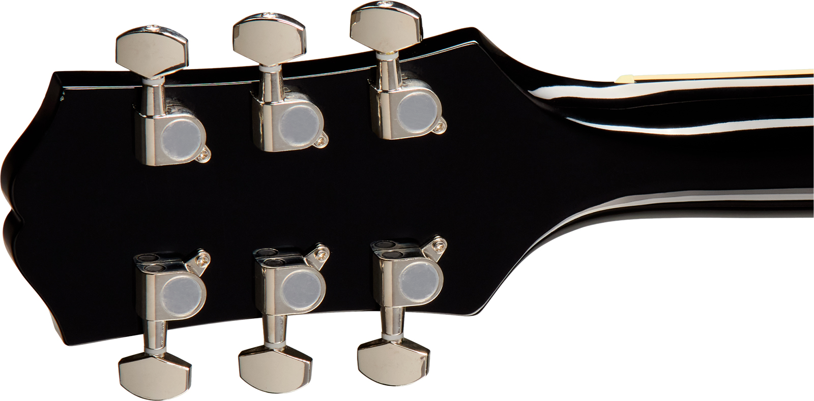 Epiphone Hummingbird Tribute Dreadnought Shsc Epicea Acajou Lau - Ebony - Folk-Gitarre - Variation 5
