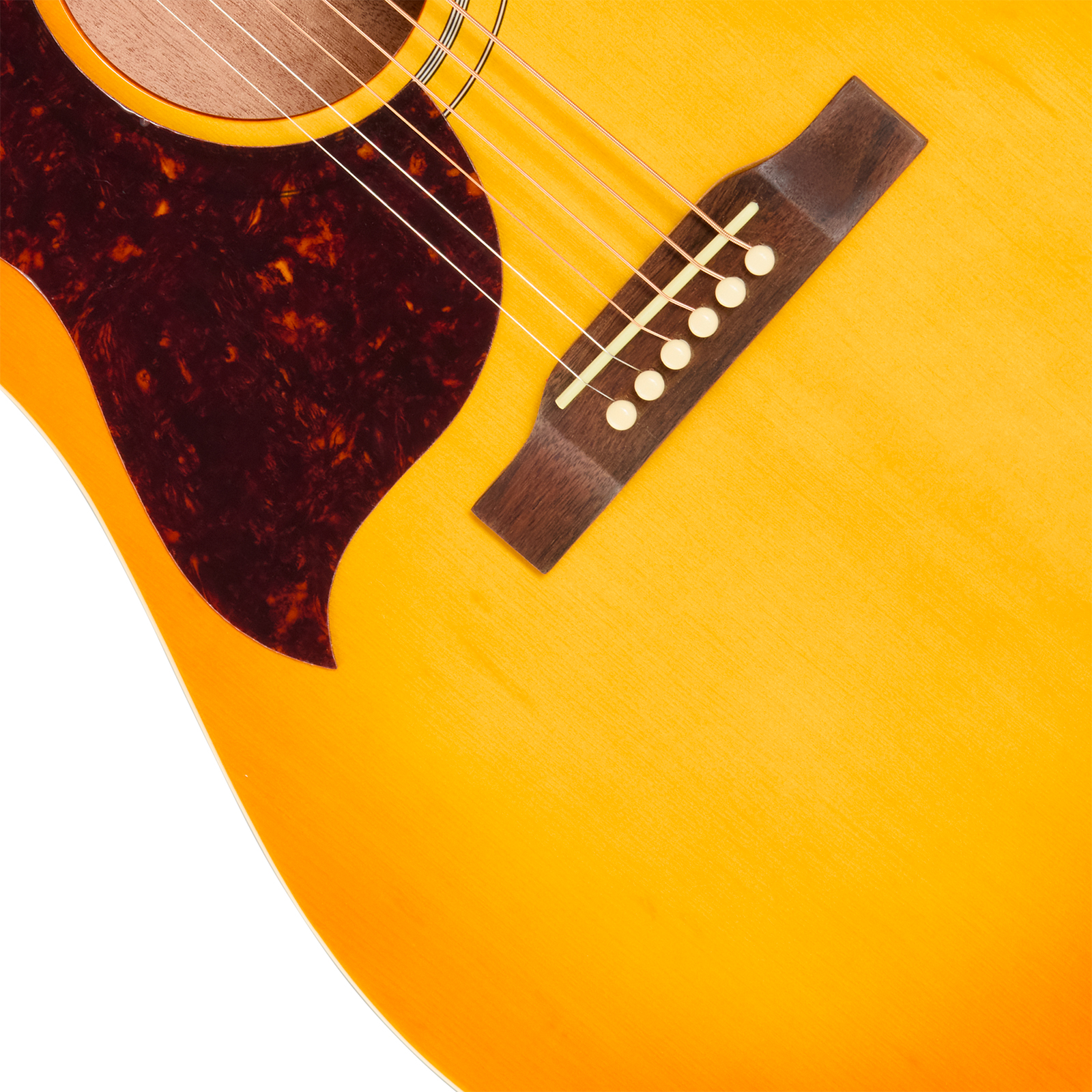 Epiphone Hummingbird Tribute Lh Dreadnought Shsc Gaucher Epicea Acajou Lau - Heritage Sunburst - Folk-Gitarre - Variation 3