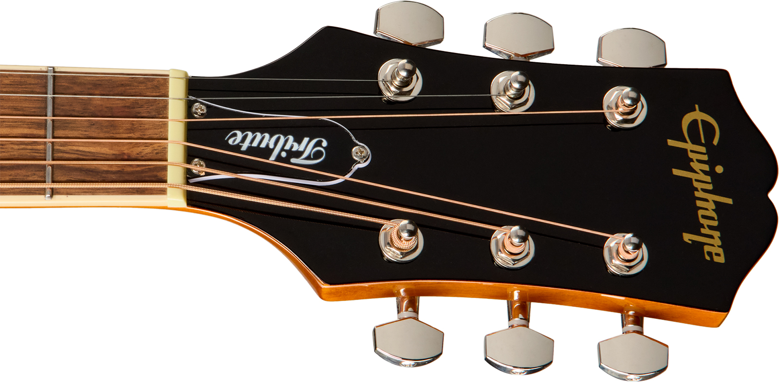 Epiphone Hummingbird Tribute Lh Dreadnought Shsc Gaucher Epicea Acajou Lau - Heritage Sunburst - Folk-Gitarre - Variation 4
