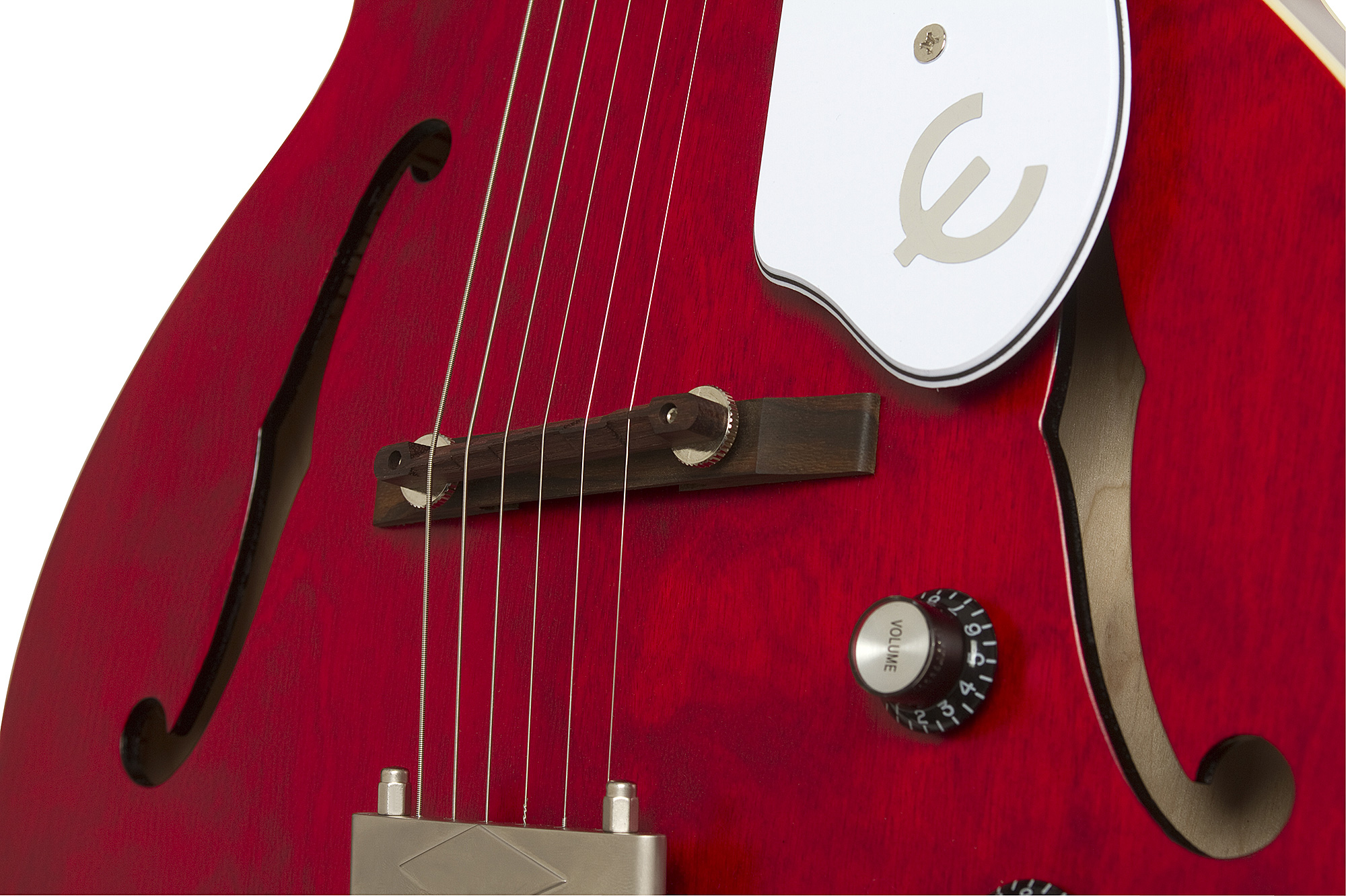 Epiphone Inspired By 1966 Century 2016 - Aged Gloss Cherry - Semi-Hollow E-Gitarre - Variation 3