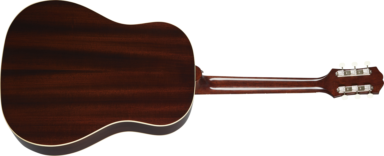Epiphone J-45 Inspired By Gibson Dreadnought Epicea Acajou Lau - Aged Vintage Sunburst - Elektroakustische Gitarre - Variation 1