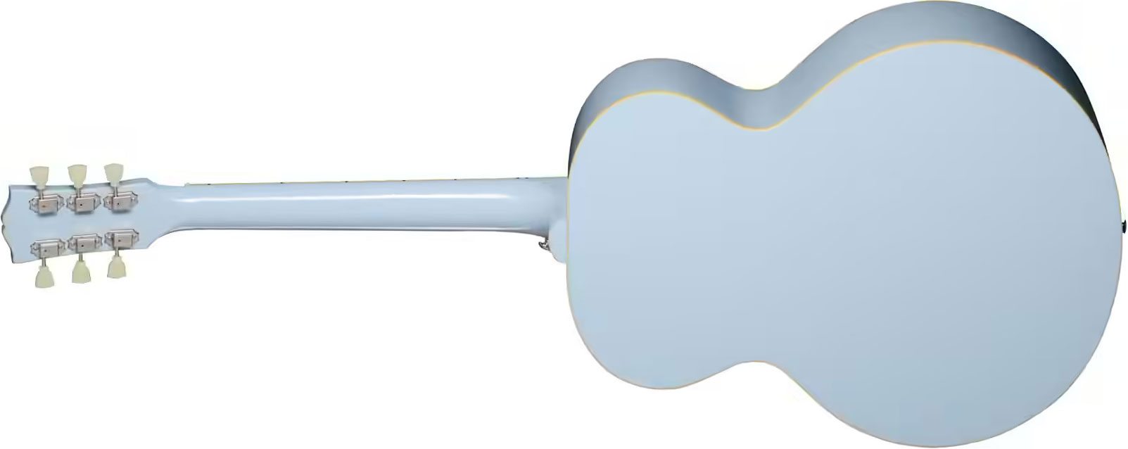 Epiphone J180 Ls Inspired By Jumbo Epicea Acajou Lau - Frost Blue - Folk-Gitarre - Variation 1