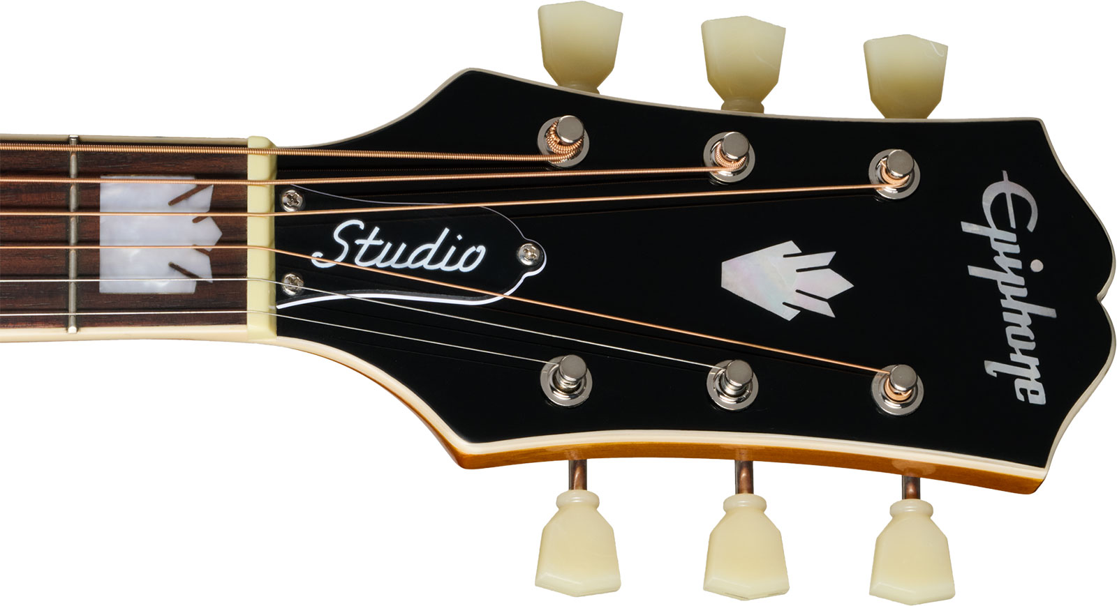 Epiphone J200 Studio Ec Ibg Jumbo Cw Epicea Acajou Rw - Natural - Folk-Gitarre - Variation 5