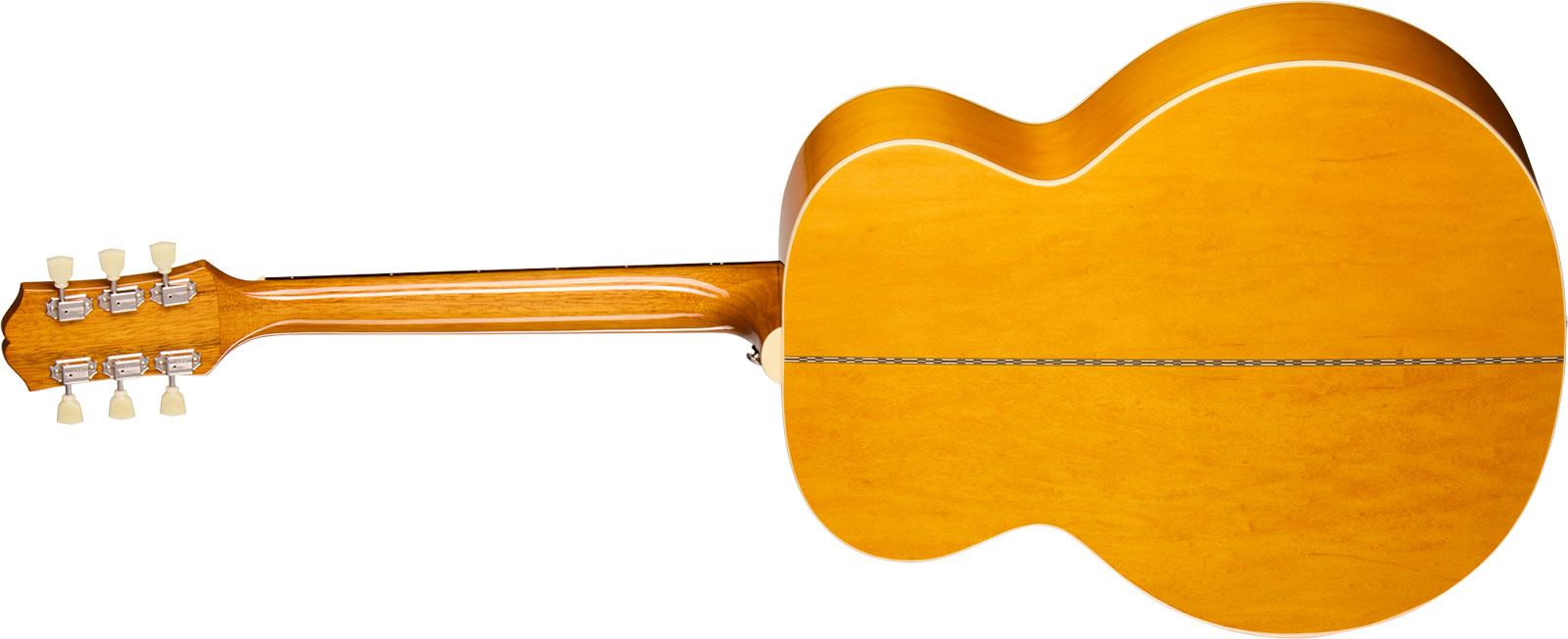 Epiphone J200 Studio Lh Gaucher Ibg Jumbo Epicea Acajou Rw - Natural - Folk-Gitarre - Variation 1