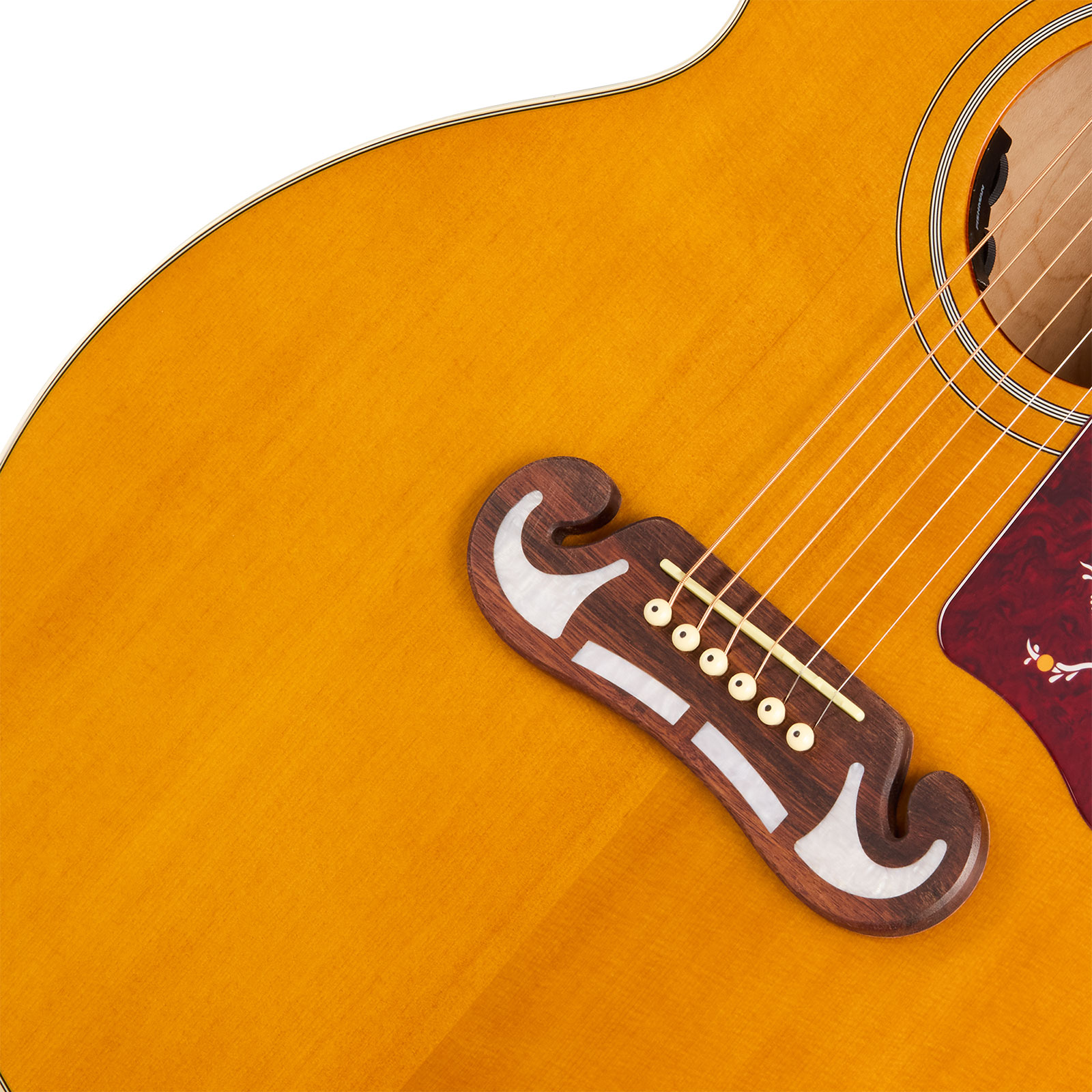 Epiphone J200 Studio Lh Gaucher Ibg Jumbo Epicea Acajou Rw - Natural - Folk-Gitarre - Variation 3