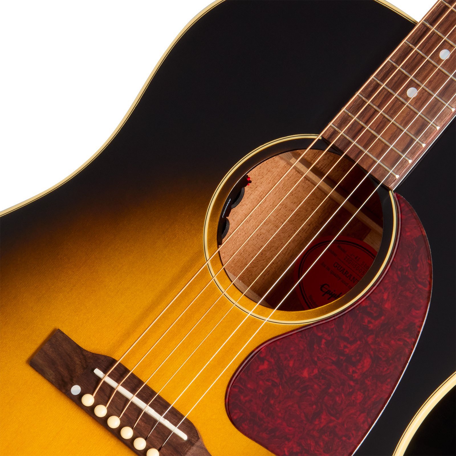 Epiphone J45 Standard Ibg Dreadnought Epicea Acajou Rw - Vintage Sunburst - Folk-Gitarre - Variation 2