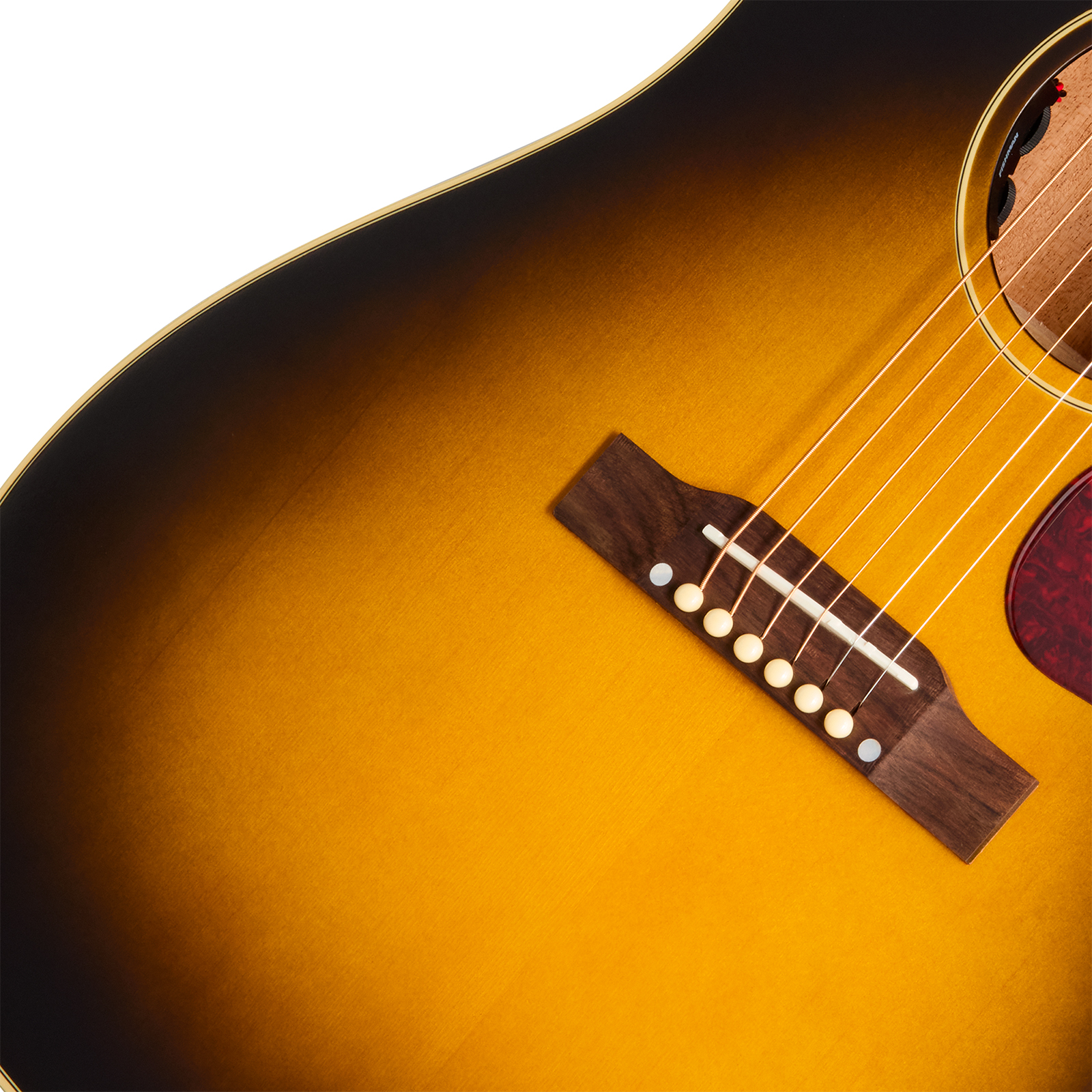 Epiphone J45 Standard Lh Ibg Dreadnought Gaucher Epicea Acajou Rw - Vintage Sunburst - Folk-Gitarre - Variation 3