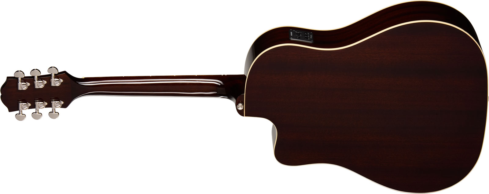 Epiphone J45 Studio Ec Ibg Dreadnought Cw Epicea Acajou Rw - Vintage Sunburst - Folk-Gitarre - Variation 1