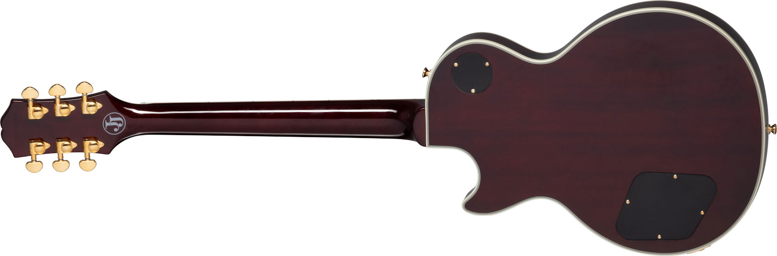 Epiphone Jerry Cantrell Les Paul Custom Wino Signature 2h Ht Eb - Wine Red - Single-Cut-E-Gitarre - Variation 1