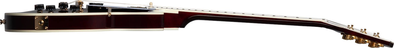 Epiphone Jerry Cantrell Les Paul Custom Wino Signature 2h Ht Eb - Wine Red - Single-Cut-E-Gitarre - Variation 2