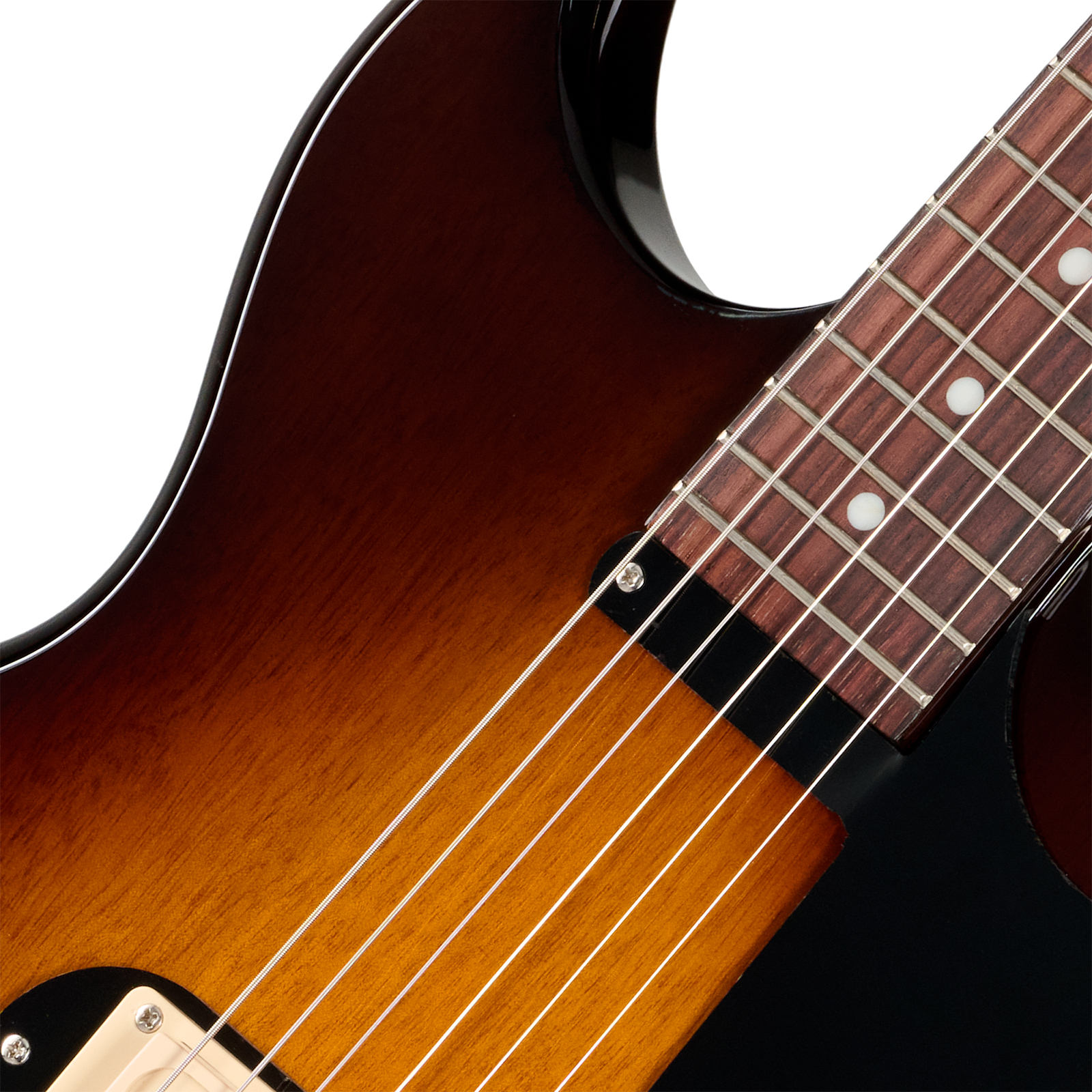 Epiphone Joan Jett Olympic Special Ht 1h Rw - Vintage Sunburst - Double Cut E-Gitarre - Variation 2