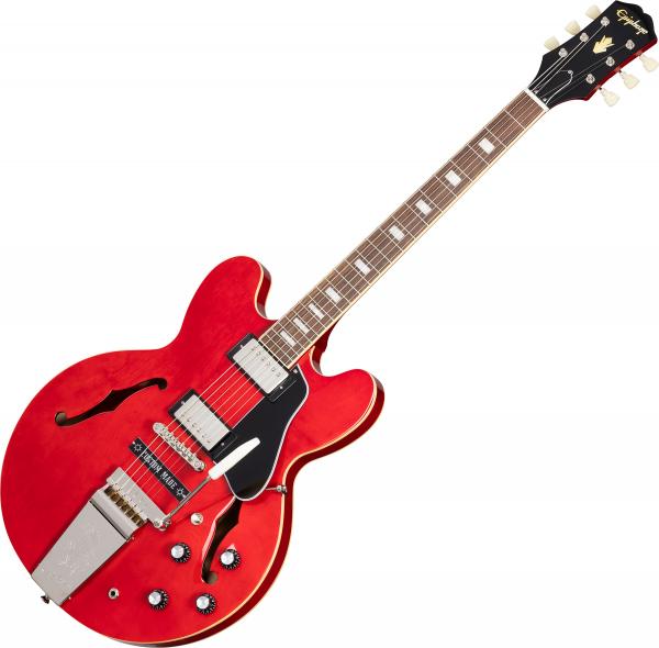 Semi-hollow e-gitarre Epiphone Joe Bonamassa 1962 ES-335 - Sixties cherry