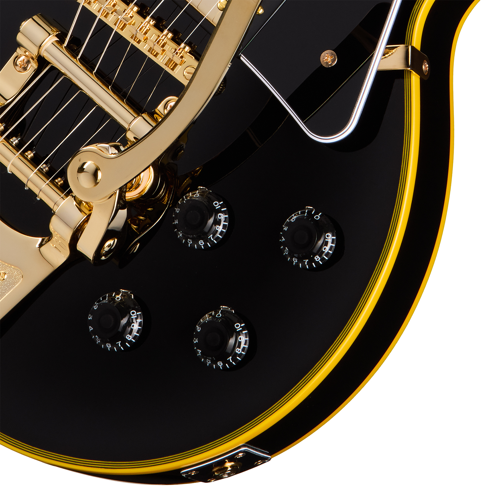Epiphone Joe Bonamassa Les Paul Custom 1959 Bigsby Ltd Signature 2h Trem Ebo - Antique Ebony - Single-Cut-E-Gitarre - Variation 3