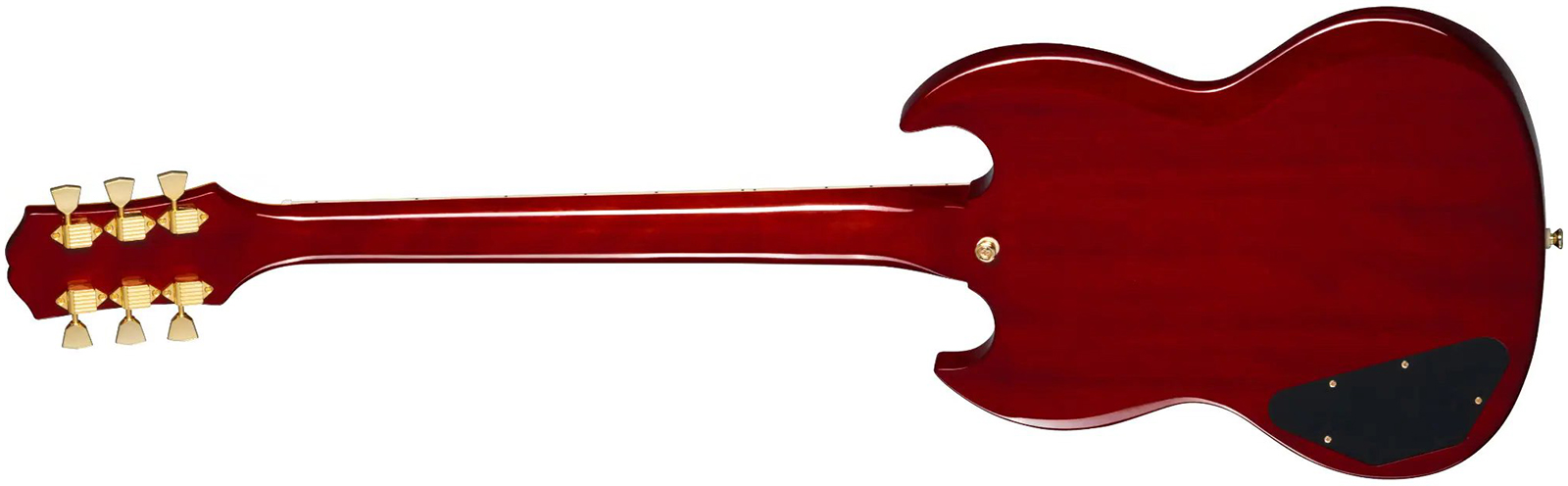 Epiphone Joe Bonamassa Sg Custom 1963 Signature 3h Trem Eb - Dark Wine Red - Signature-E-Gitarre - Variation 1
