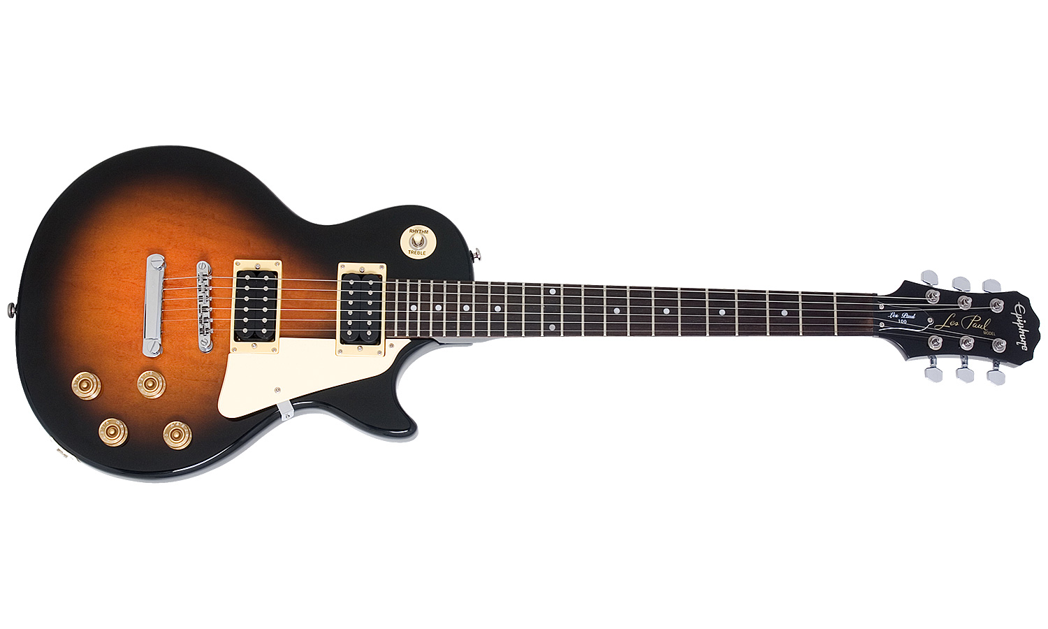 Epiphone Les Paul 100 Ch - Vintage Sunburst - Single-Cut-E-Gitarre - Variation 1