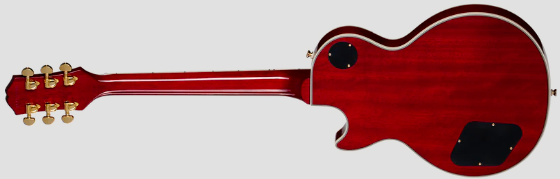 Epiphone Les Paul Custom Ibg Ltd 2h Ht Eb - Heritage Cherry Sunburst - Single-Cut-E-Gitarre - Variation 1