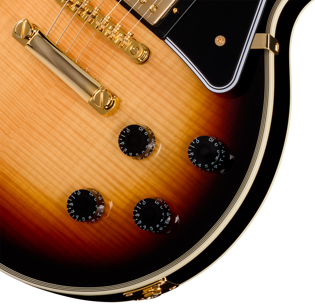 Epiphone Les Paul Custom Igc 2h Gibson Ht Eb - Sedona Burst - Single-Cut-E-Gitarre - Variation 3