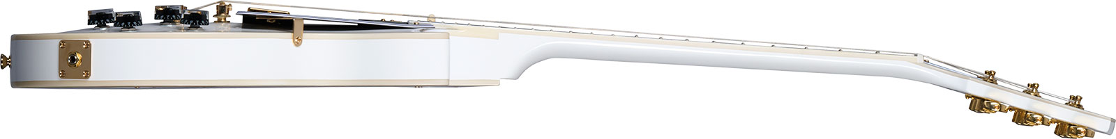 Epiphone Les Paul Custom Inspired By 2h Ht Eb - Alpine White - Single-Cut-E-Gitarre - Variation 2