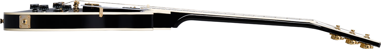 Epiphone Les Paul Custom Inspired By 2h Ht Eb - Ebony - Single-Cut-E-Gitarre - Variation 2