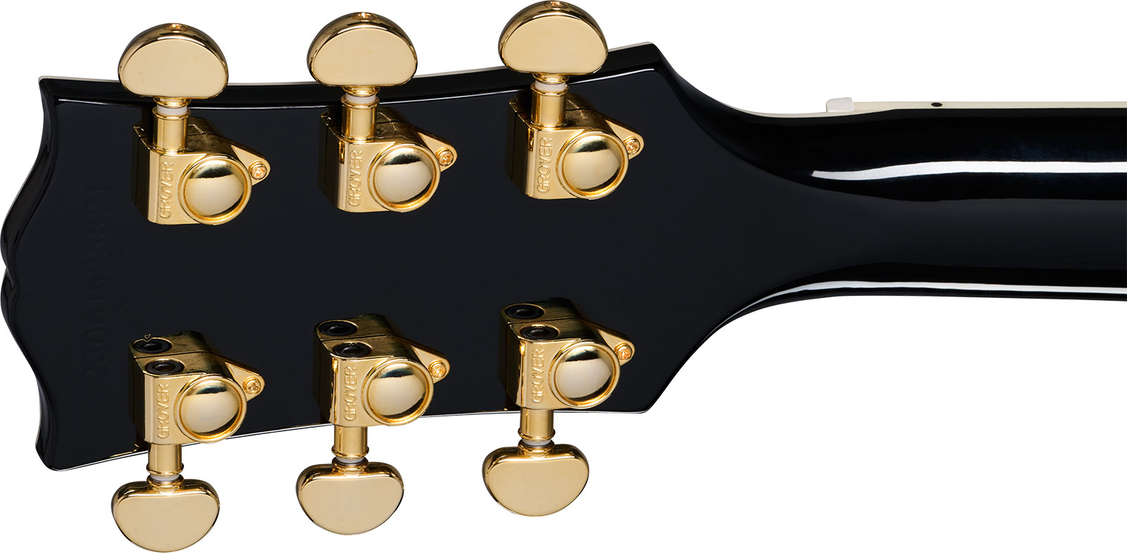 Epiphone Les Paul Custom Inspired By 2h Ht Eb - Ebony - Single-Cut-E-Gitarre - Variation 4
