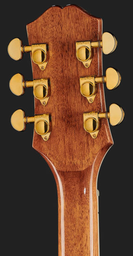 Epiphone Les Paul Custom Koa 2h Ht Eb - Natural - Single-Cut-E-Gitarre - Variation 3