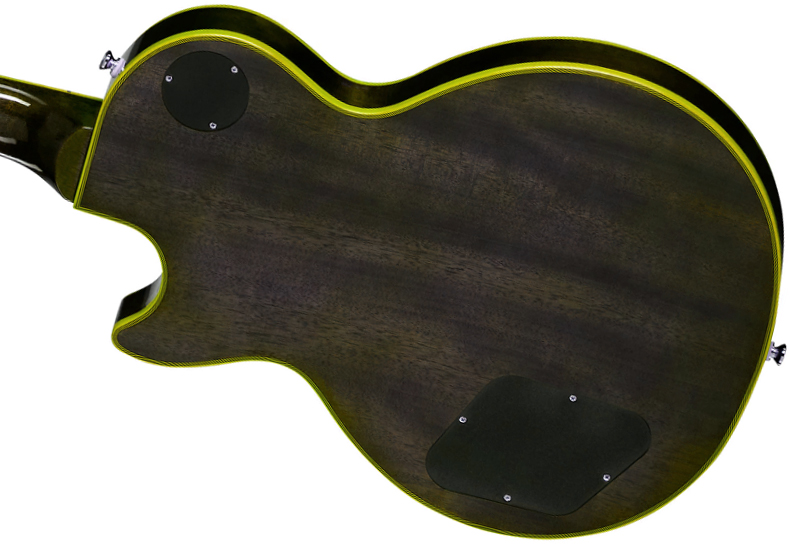 Epiphone Les Paul Custom Widow Ibg 2h Ht Eb - Yellow Burst - Single-Cut-E-Gitarre - Variation 1