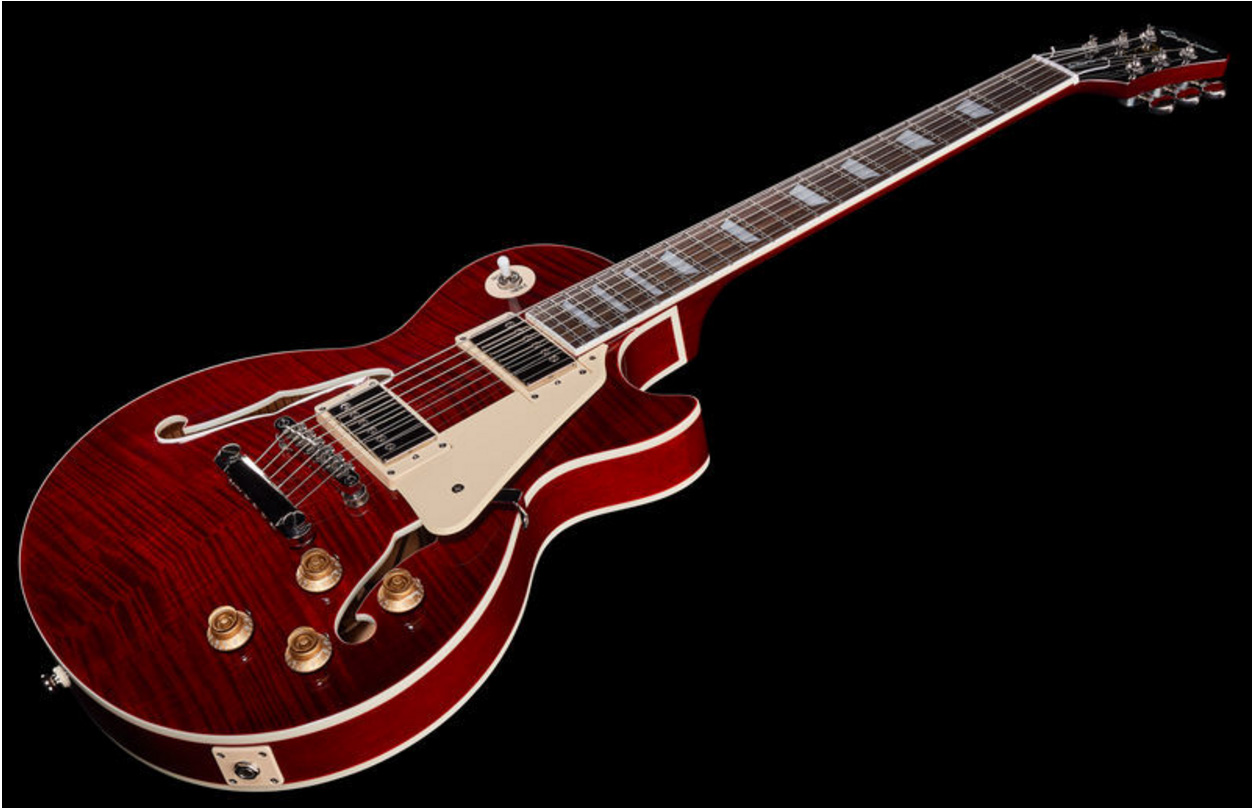 Epiphone Les Paul Es Pro 2016 - Wine Red - Semi-Hollow E-Gitarre - Variation 2