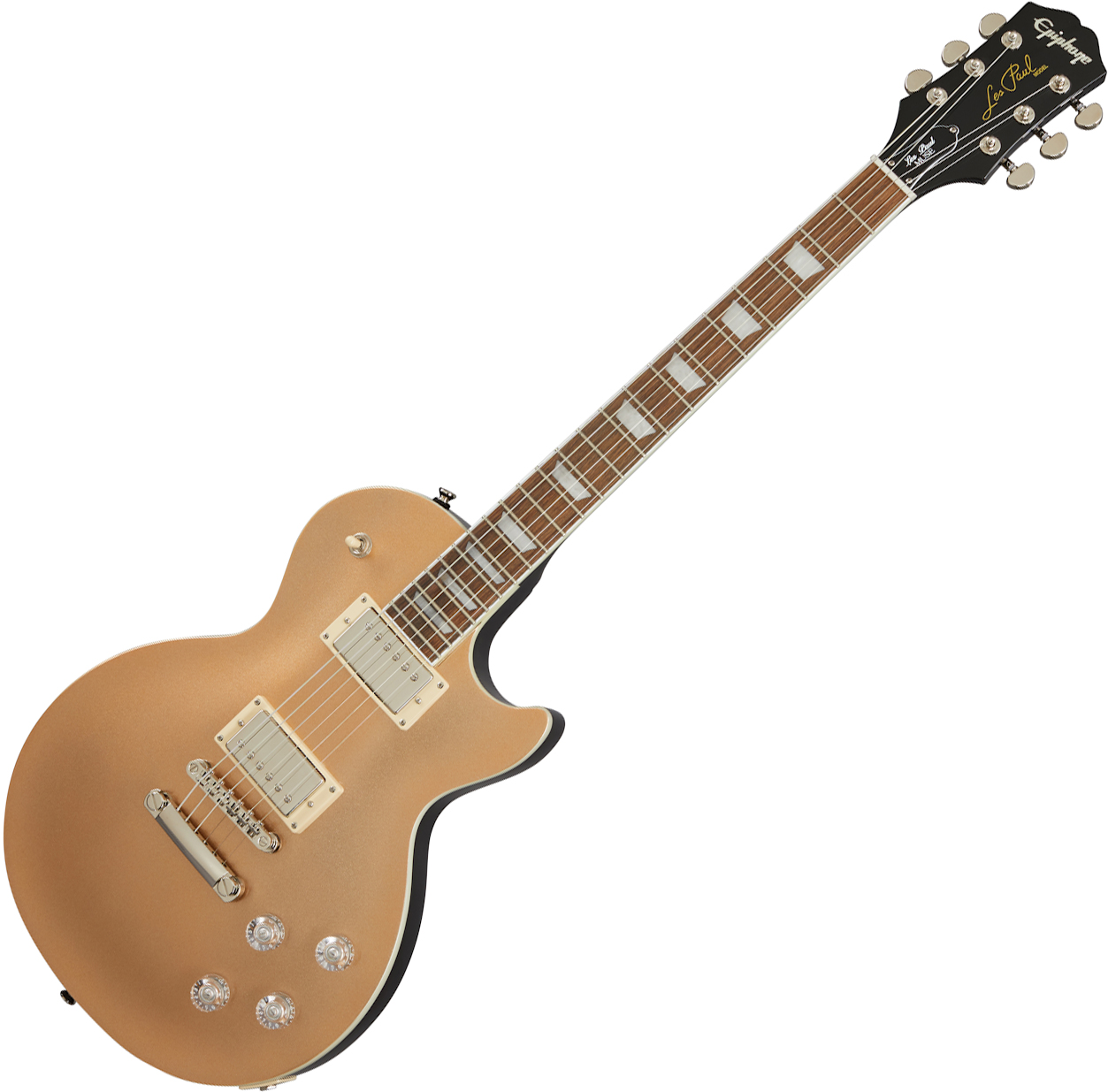 Epiphone Les Paul Muse Modern 2h Ht Lau - Smoked Almond Metallic - Single-Cut-E-Gitarre - Variation 2